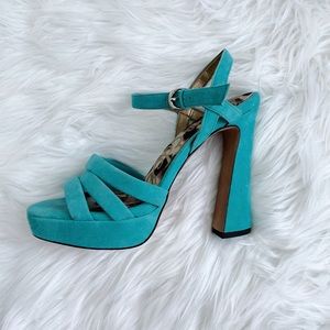 NWT Sam Edelman Open Toe Strappy Platform Heel